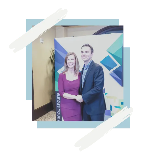Laura Capes Terry with Brendon Burchard
